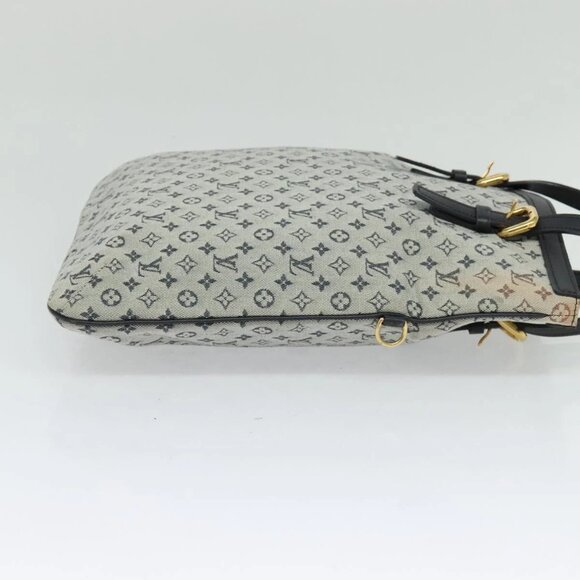 LOUIS VUITTON Monogram Mini Françoise Tote Bag 2way Blue M92208 LV Auth - Picture 9 of 15